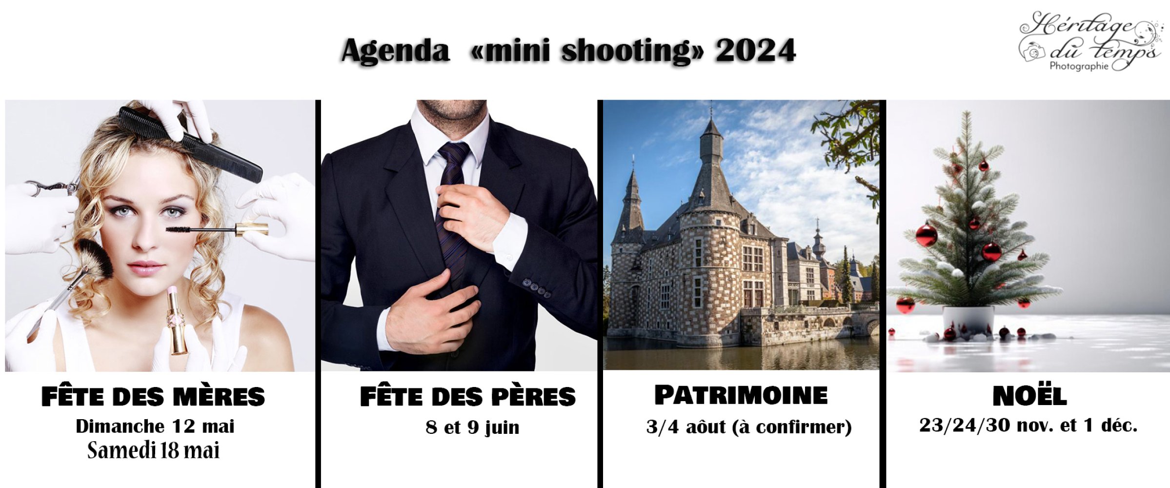 Agenda 2024 des minis shooting!
